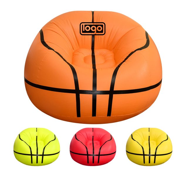 PVC inflatable lazy basketball sofa