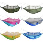 210T Nylon Camping Hammock with Mosquito Net