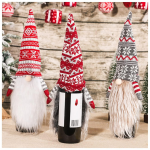 Christmas Gnome Santa Wine Bottle Cover