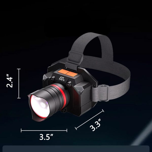 UltraBright LED Digital Display Headlamp