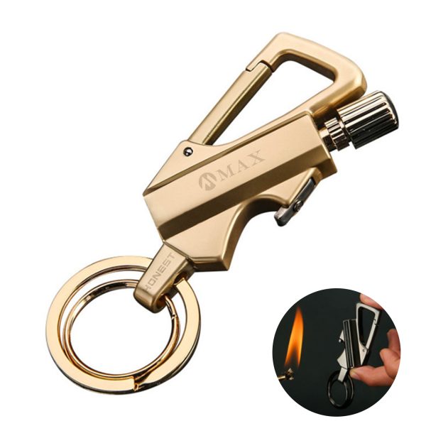 Kerosene lighter waterproof portable keychain bottle opener