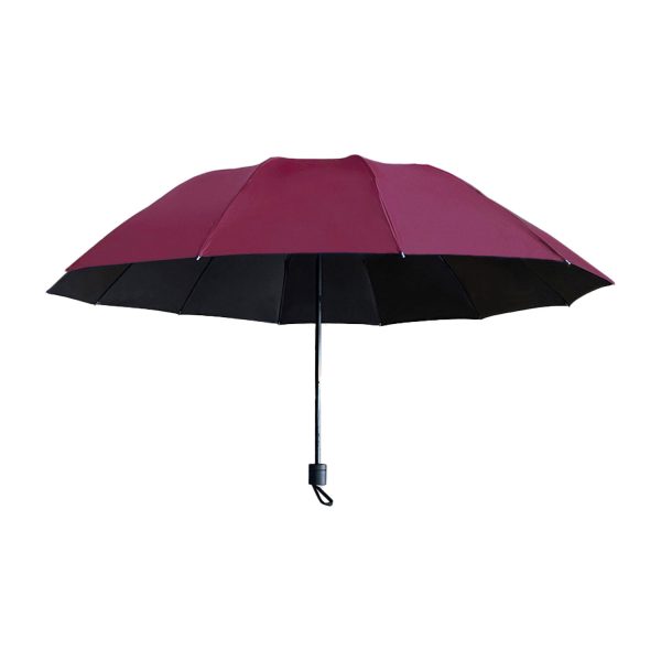 Extra Large 12 Ribs Windproof Waterproof Folding Umbrella