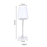 Small Capacity Crystal Red Wine Glasses