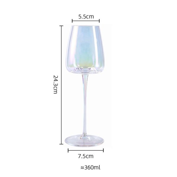 Small Capacity Crystal Red Wine Glasses