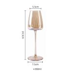 Small Capacity Crystal Red Wine Glasses