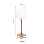 Small Capacity Crystal Red Wine Glasses