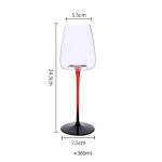 Small Capacity Crystal Red Wine Glasses