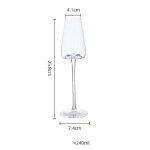 Wedding Party Decor Crystal Champagne Glasses