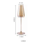 Wedding Party Decor Crystal Champagne Glasses