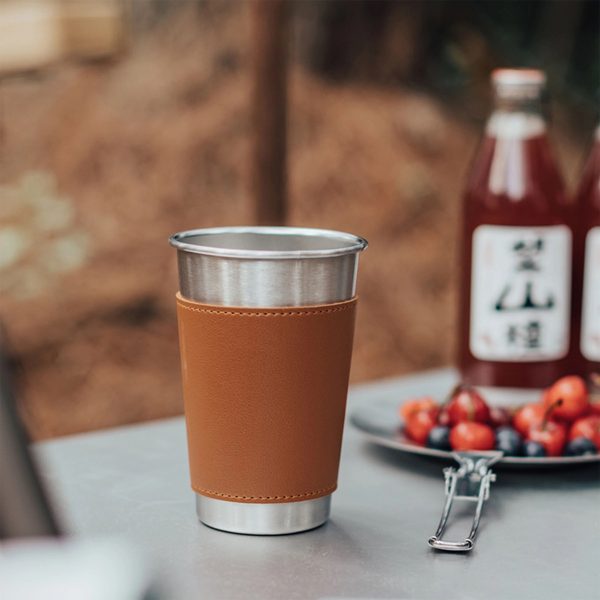 Stainless Steel Beer Cup With Sleeve