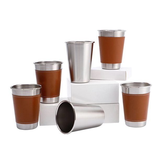 Stainless Steel Beer Cup With Sleeve