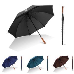 Oversize Golf Umbrella With Solid Wood Handle