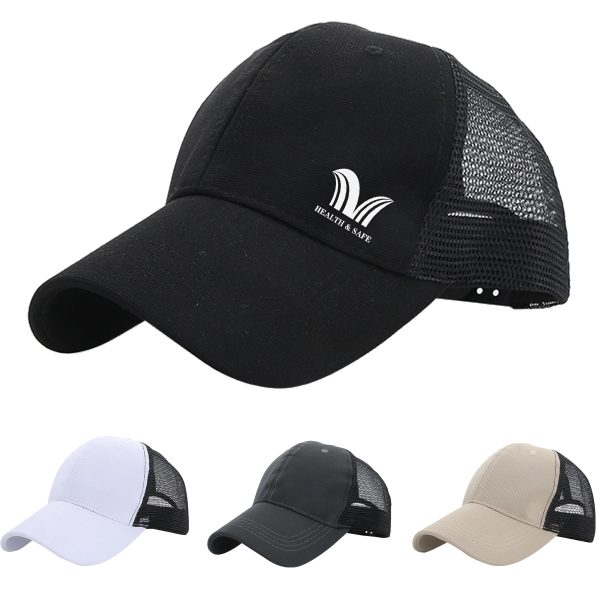 Mesh Back Cotton Baseball Hat