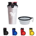 Portable Pet Food Container Water Bottle For Travelling