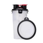 Portable Pet Food Container Water Bottle For Travelling