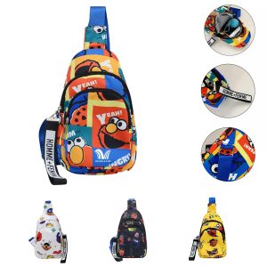 Kids Cute Cartoon Crossbody Sling Pack