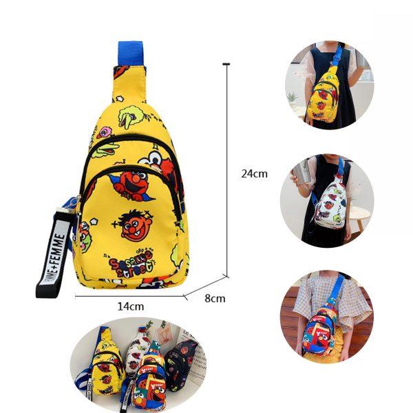 Kids Cute Cartoon Crossbody Sling Pack