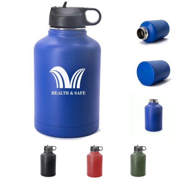 Vacuum Insulated Water Bottle with Straw Lid