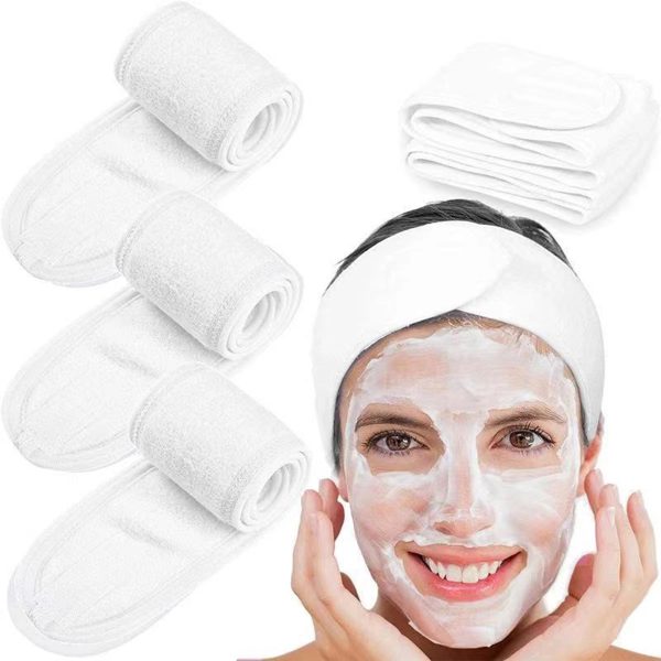 Adjustable Spa Facial Headband For Face Washing