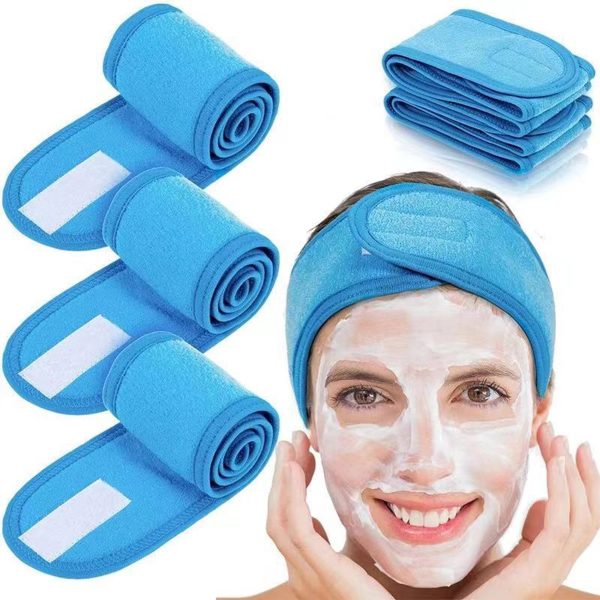 Adjustable Spa Facial Headband For Face Washing