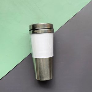 Stainless steel double beer mug