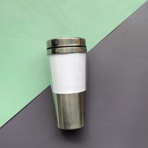 Stainless steel double beer mug