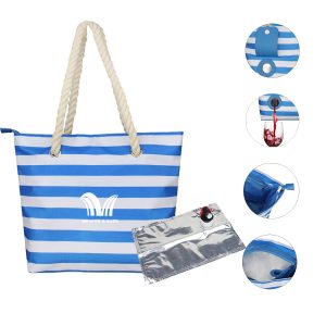 Beach Wine Tote Bag With Hidden Spout For Women