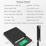 Digital Coffee Scale With Timer For Pour Over And Drip