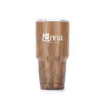 30 Oz Stainless Steel Wood Grain Tumbler