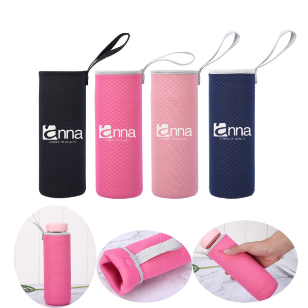 Neoprene bottle Cooler Sleeve With Strap