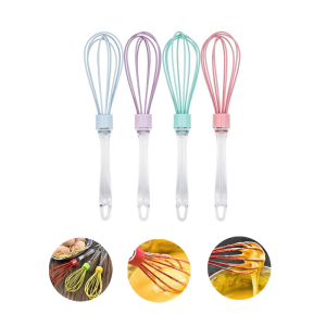 Silicone hand held egg beater