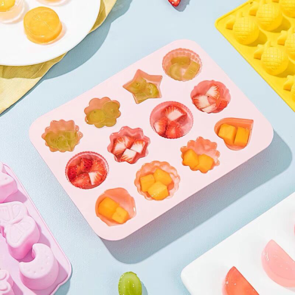 8-Cell Silicone Ice Cream Mold