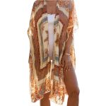 Chiffon Printed Beach Sunscreen Blouse