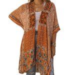 Chiffon Printed Beach Sunscreen Blouse