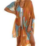 Chiffon Printed Beach Sunscreen Blouse