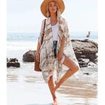 Chiffon Printed Beach Sunscreen Blouse