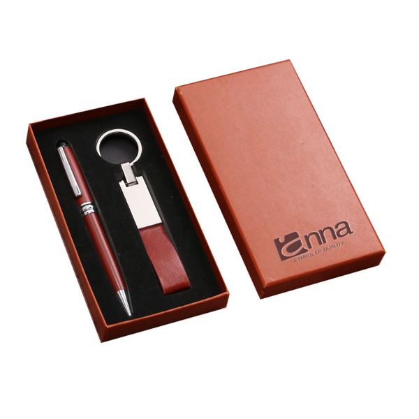 Metal Pen & Key Chain Gift Set