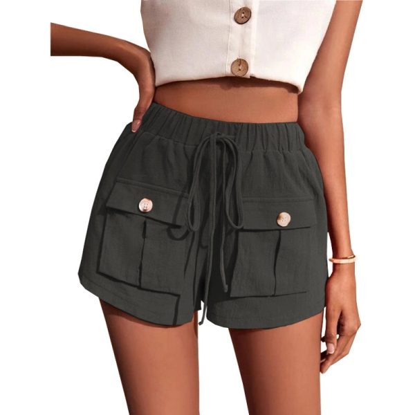 High Waisted Loose Casual Shorts