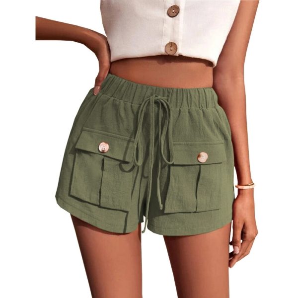 High Waisted Loose Casual Shorts