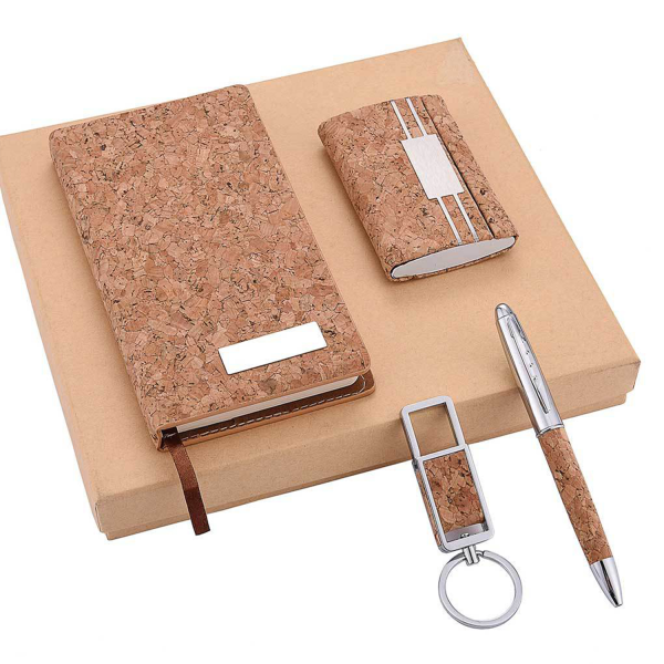 Cork Notebook & Pen Gift Set