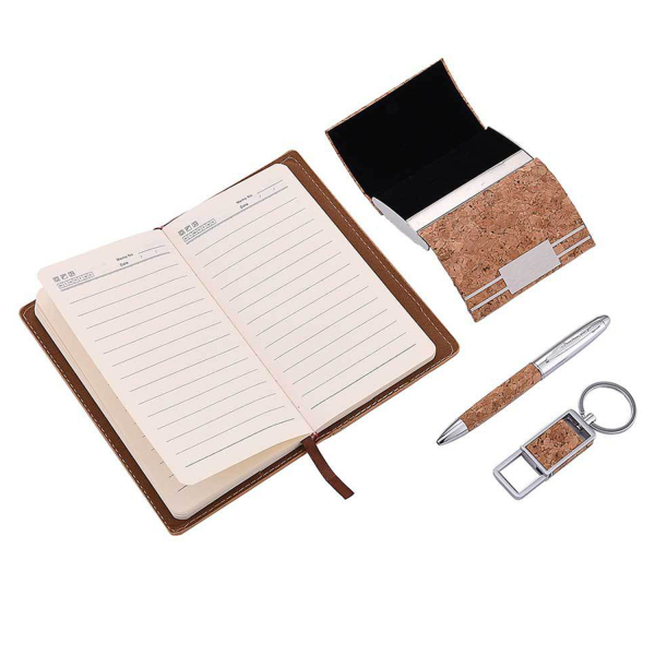 Cork Notebook & Pen Gift Set