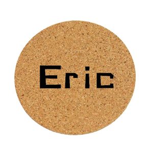 4" Round Cork Coaster