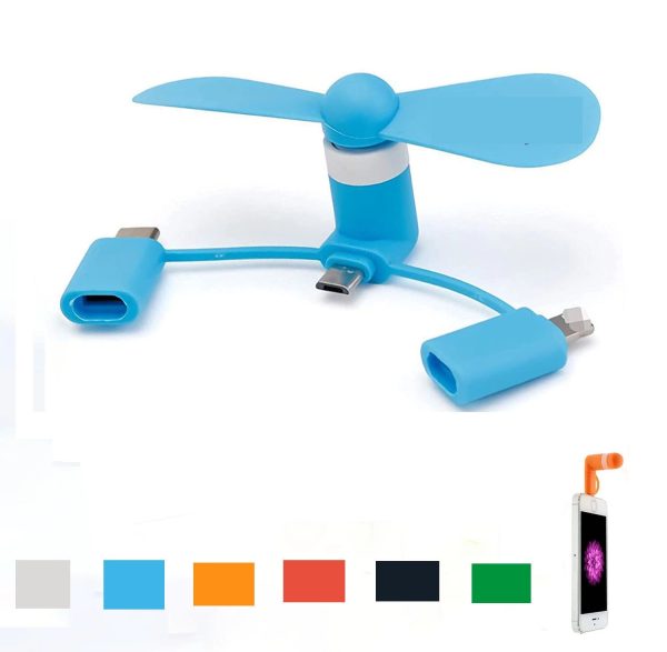 Mobile Phone Mini Data Cable Fan