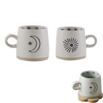 Retro Japanese Style Handmade Ceramic Coffee Mug