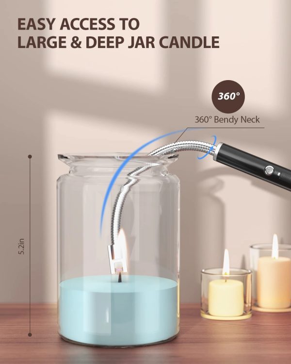 Long Flexible Neck Usb Candle Lighter