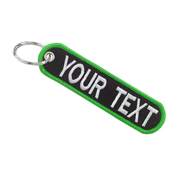 Embroidered Car Key Chain