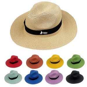 Straw Panama Curl Cap