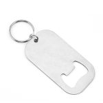 Stainless Steel Beer Bottle Opener Key Chain.