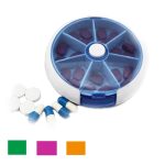 Portable Rotating 7 Day Weekly Pill Organizer