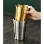 16 Oz Growl Stainless Pint Cups